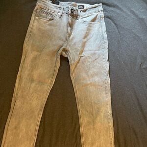 Volcom Men's Light Gray Slim Jeans